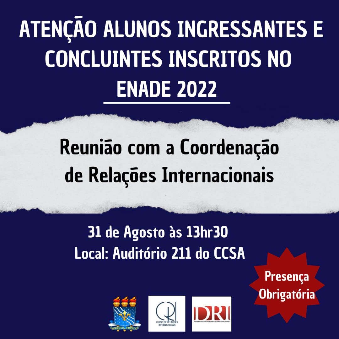 ENADE - 1 ª Reunião