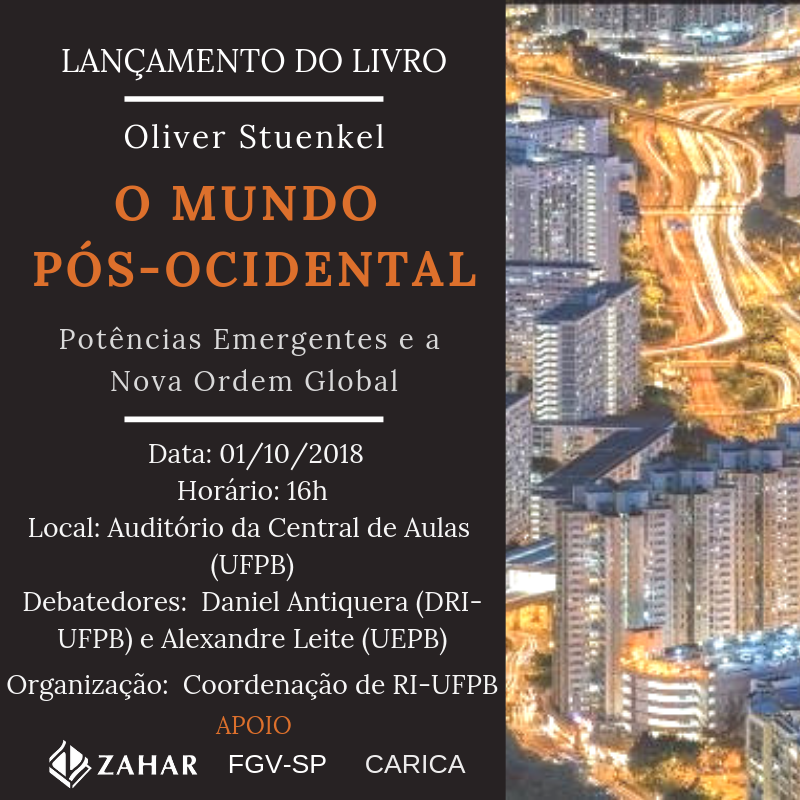 Livro O MUNDO PÓS-OCIDENTAL