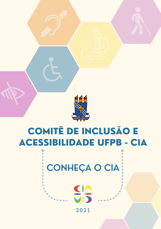 CARTILHA DE BOAS VINDAS DO COMITÊ DE INCLUSÃO E ACESSIBILIDADE UFPB