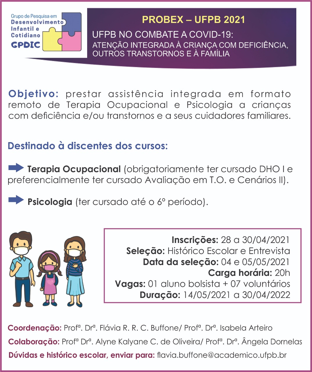 PROBEX 2021 - atenção integrada