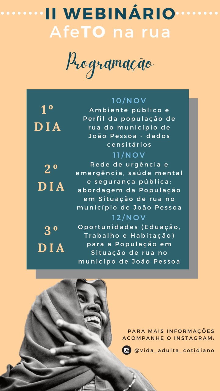 II Webinário AfeTO programação