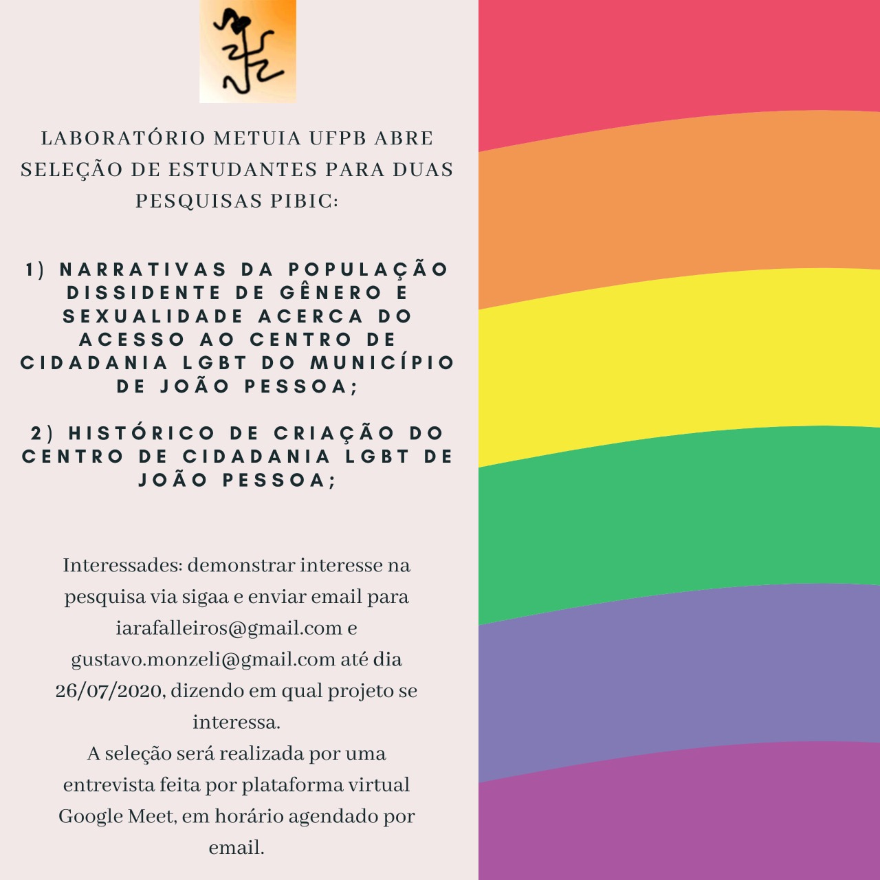 Seleção PIBIC Metuia - 02 Pesquisas