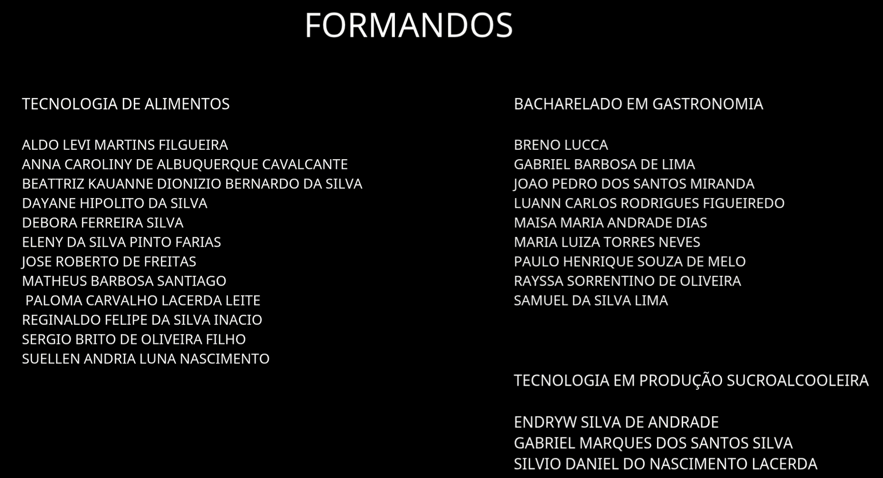 Formandos 2024.2
