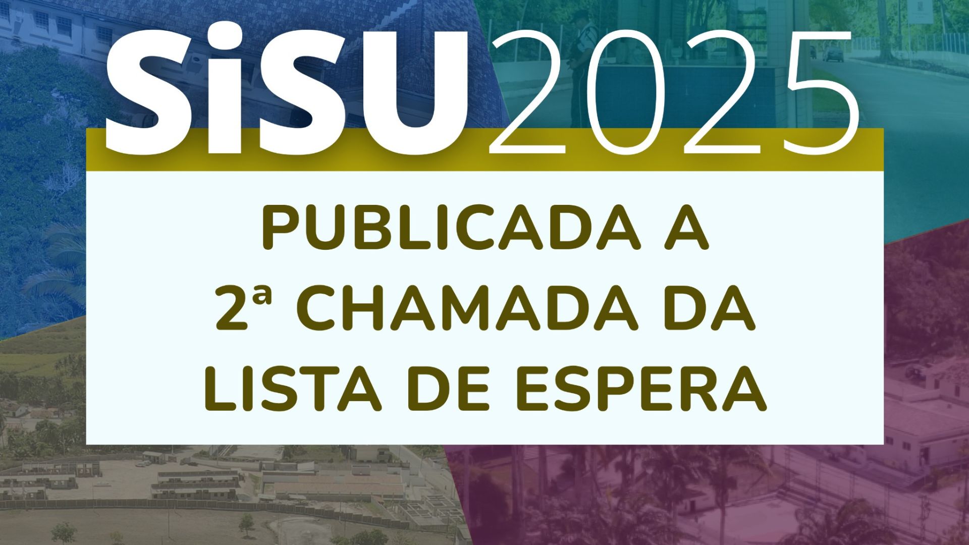 UFPB publica 2ª chamada da Lista de Espera e resultado do remanejamento do SISU 2025 UFPB publica 2ª chamada da Lista de Espera e resultado do remanejamento do SISU 2025